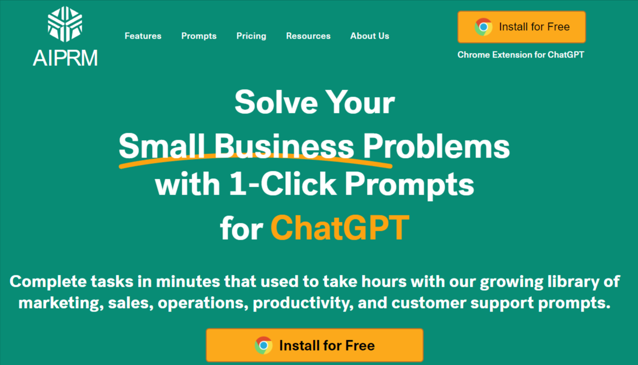 AIPRM AI Prompt Marketplace for ChatGPT Midjourney DALL E