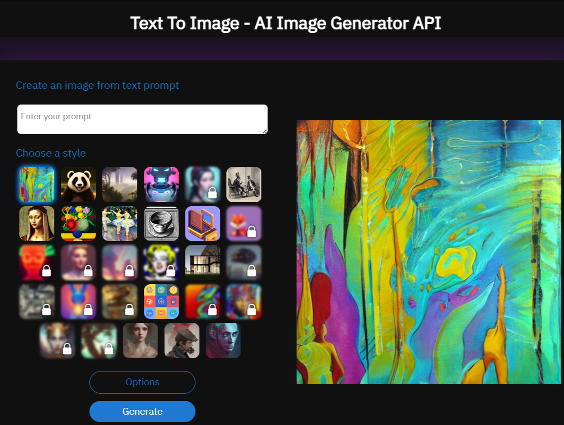 Text To Image AI Image Generator API DeepAI