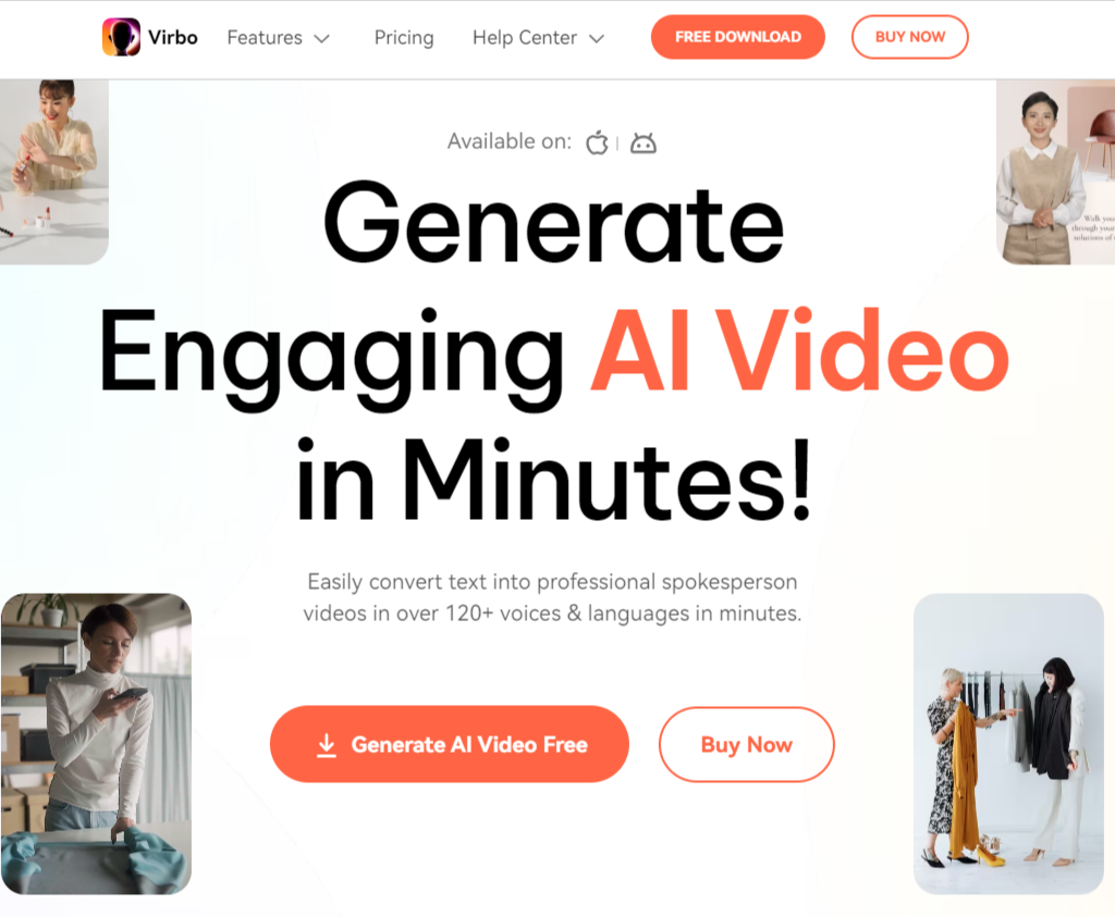 Wondershare Virbo Generate Engaging AI Video in Minutes
