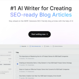 BlogSEO AI Writer to Create SEO ready Blog Articles