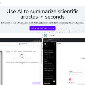 Use AI To Summarize Scientific Articles SciSummary