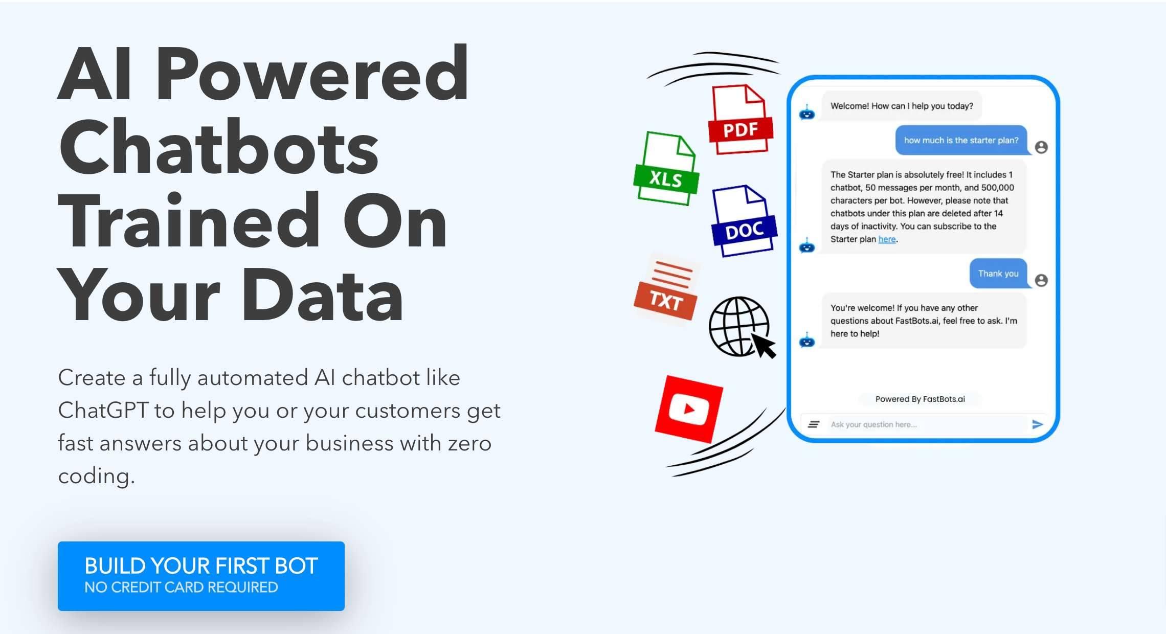 Ai Customer Service ChatBots Trained On Your Custom Data