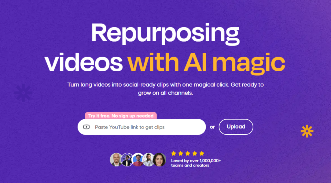 Create social ready videos with AI instantly Vizard ai