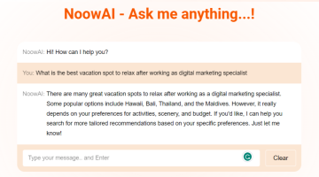 AI Assistant free Ask me anything NoowAI Assistant