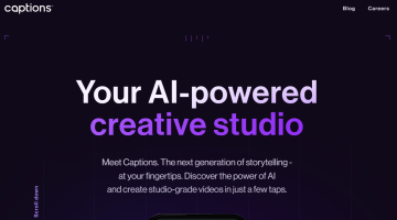 Captions Your AI powered creative studio