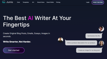 Junia Write Better with AI Best Content Creation Platform