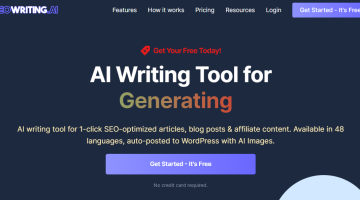 SEOWRITING AI Writing Tool for 1 Click SEO Articles
